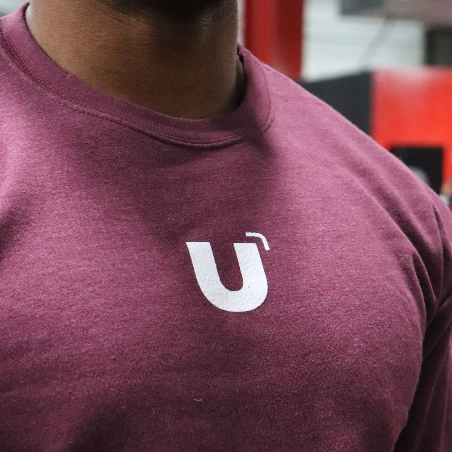 PUMP COVER CREWNECK - HEATHER MAROON